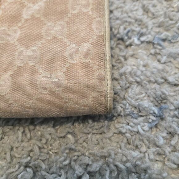 Vintage Gucci Bifold Wallet Canvas  Authentic Pink - Picture 4 of 15
